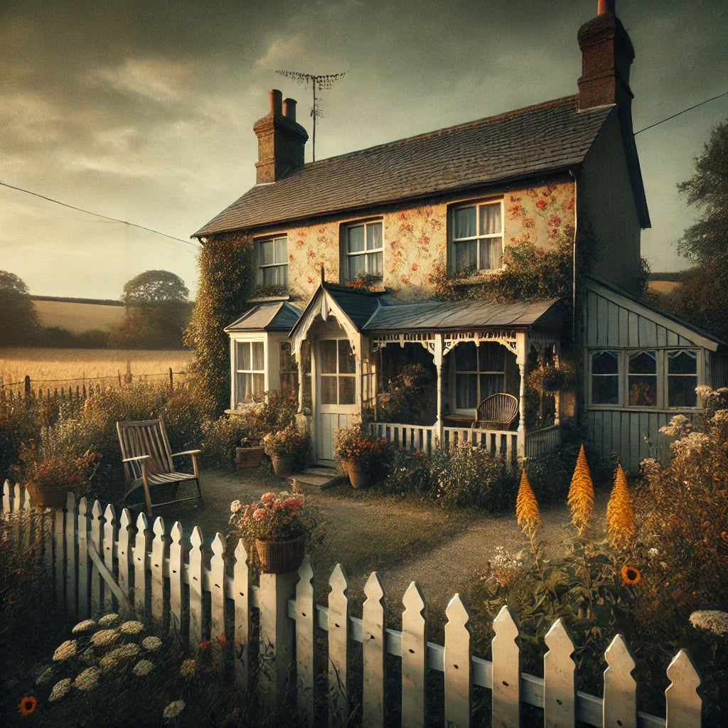 An old country bed & breakfast in a field by itself