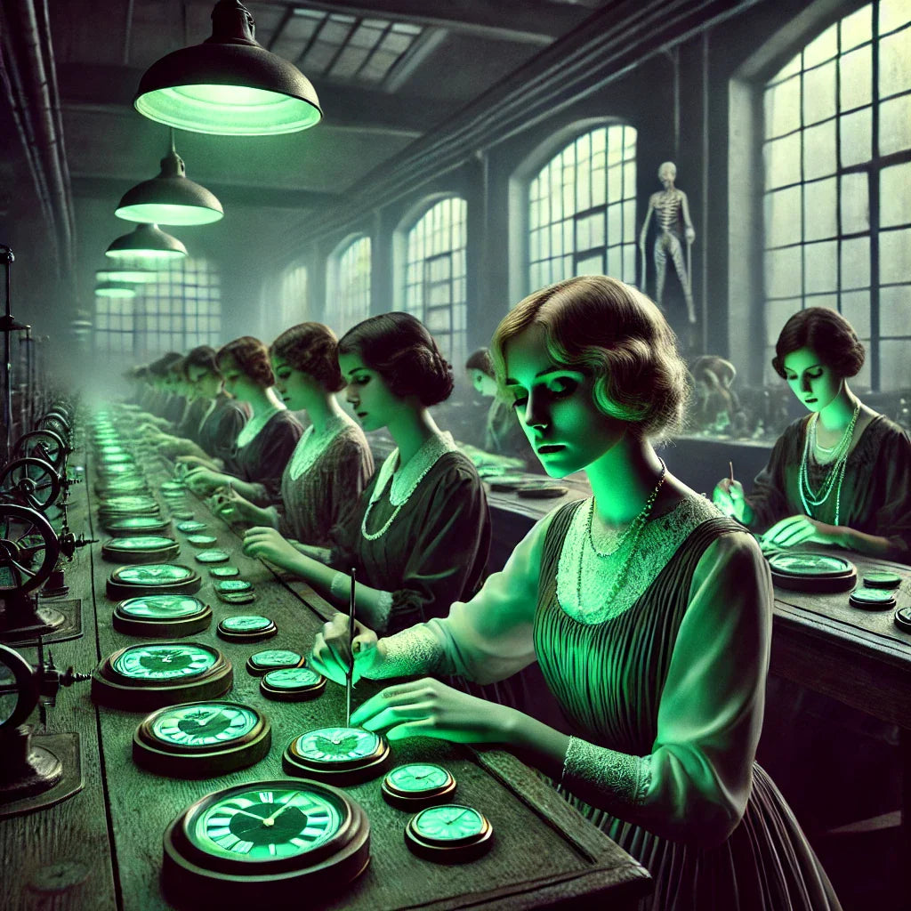 A haunting image of the Plutonium Girls