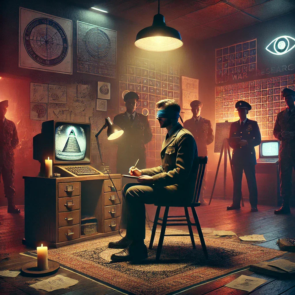 Illustration of a Psychic Experiment