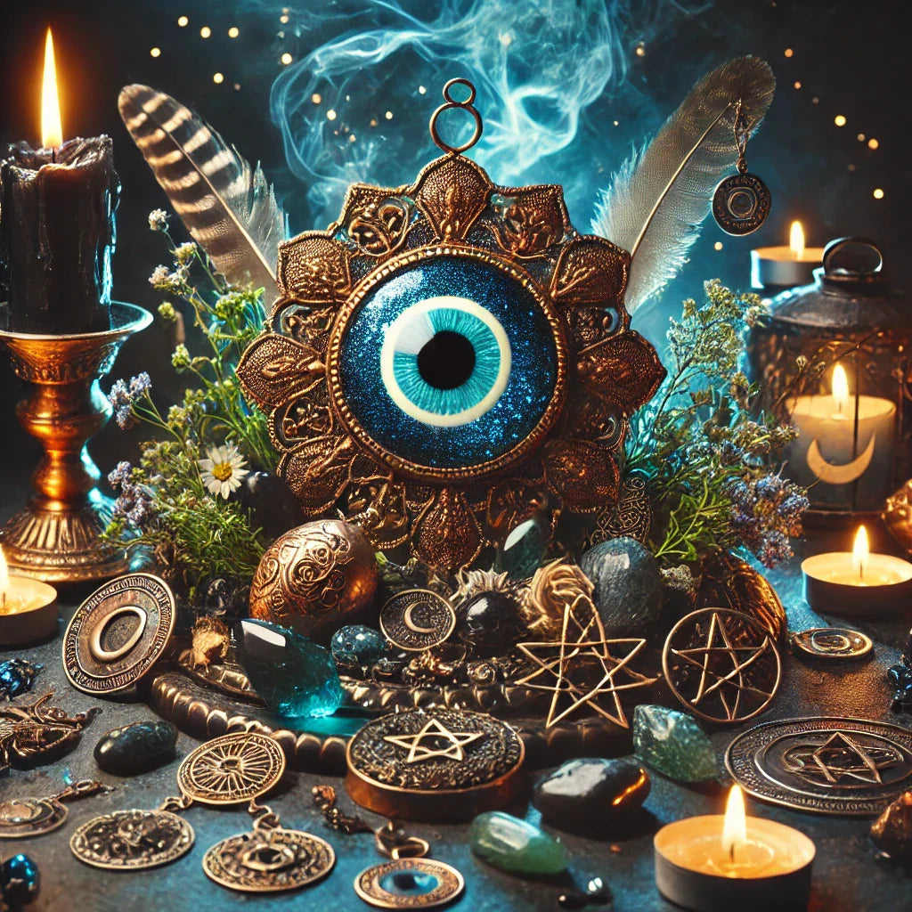 A magical image of the Evil Eye