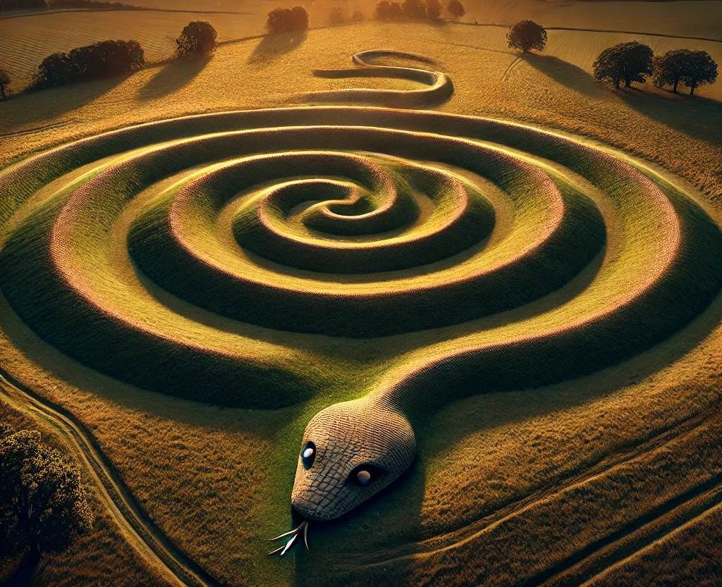 Ariel view of mount serpent 