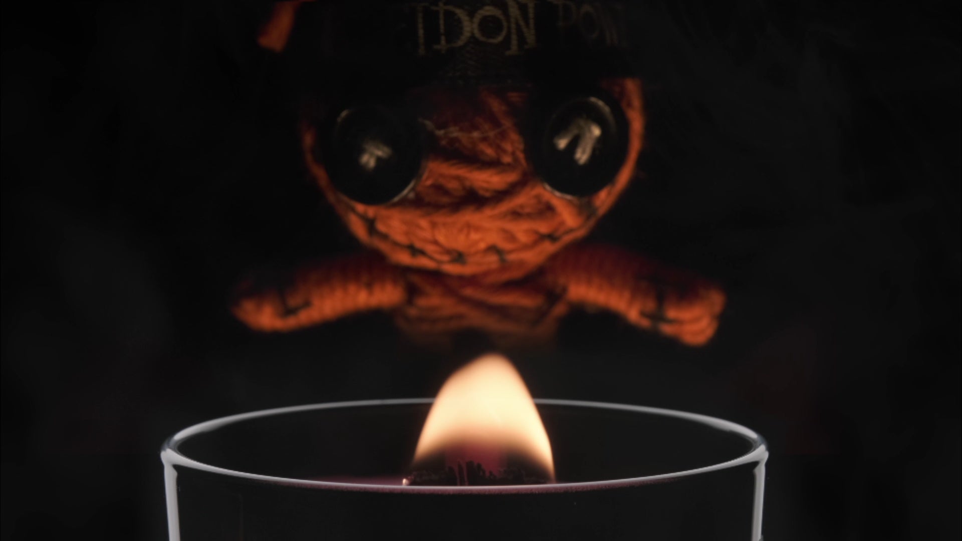 Naturally Wicked Voodoo Power Candle With Witchy Red Voodoo Doll; Poseidon Power, & Entombed With Powerful Jasper Crystal